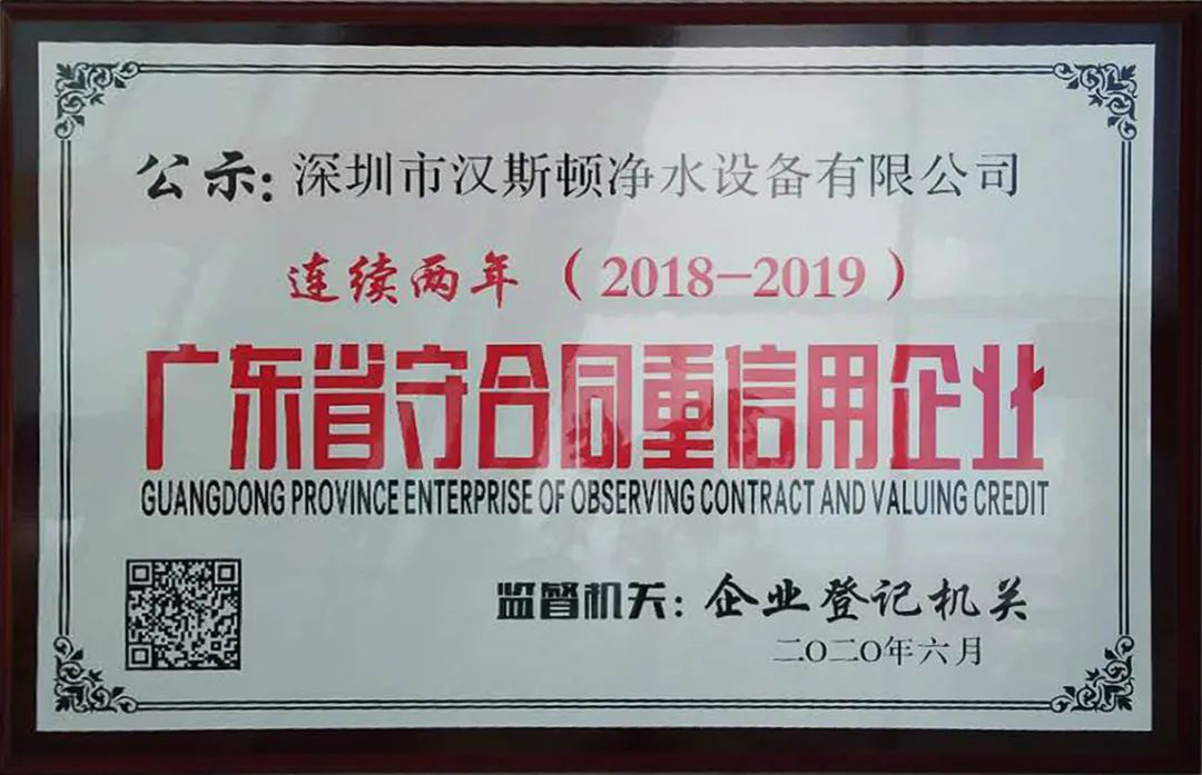 2019廣東省守合同重信用企業